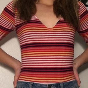 Striped Bodysuit